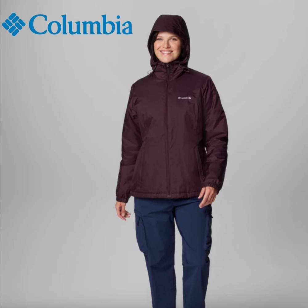Columbia Women's Dark Red Brown Ski Jacket